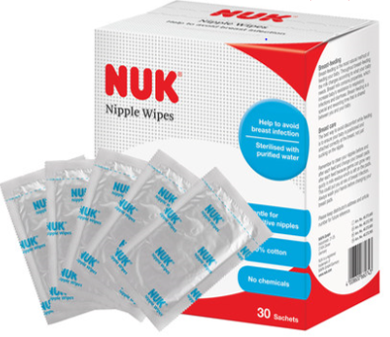 NUK Nipple Wipes (30pcs/Box)