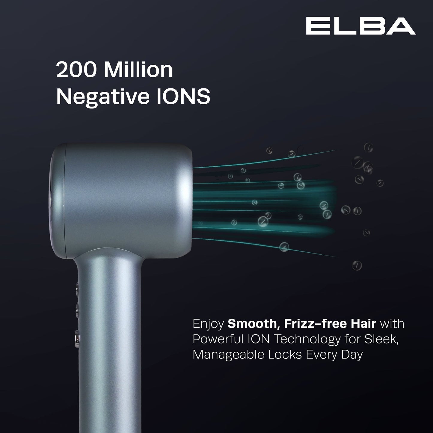 Elba Hair Dryer EHD-Q6663DC (BK)