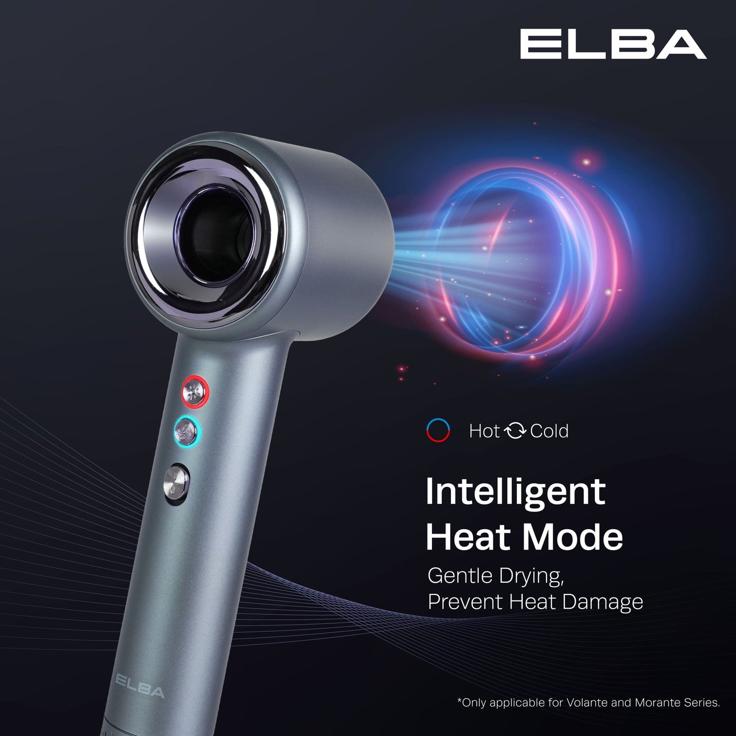 Elba Hair Dryer EHD-Q6663DC (BK)