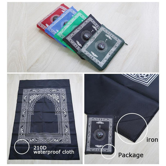 Pocket Prayer Mat With Compass