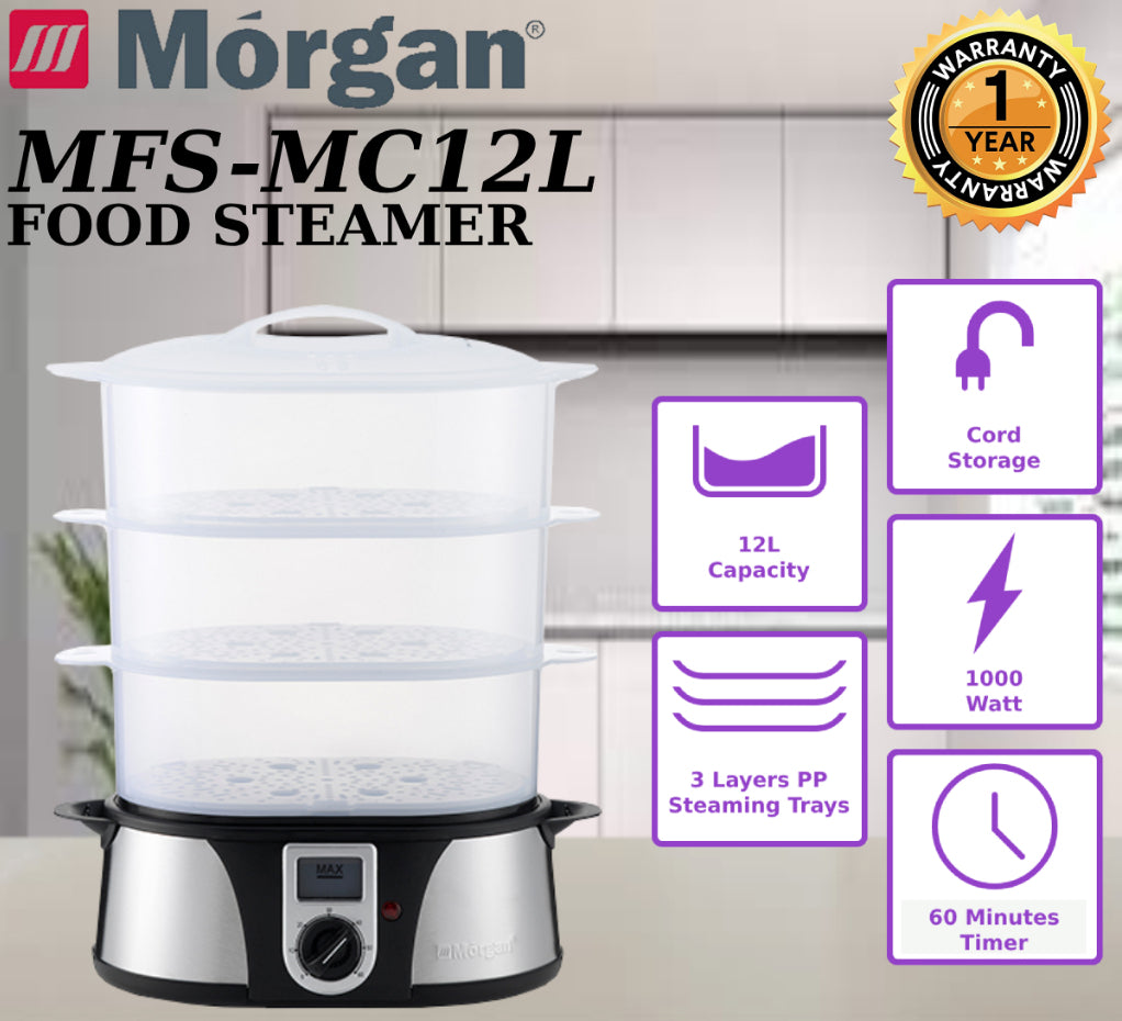 Morgan MFS-MC12L Food Steamer